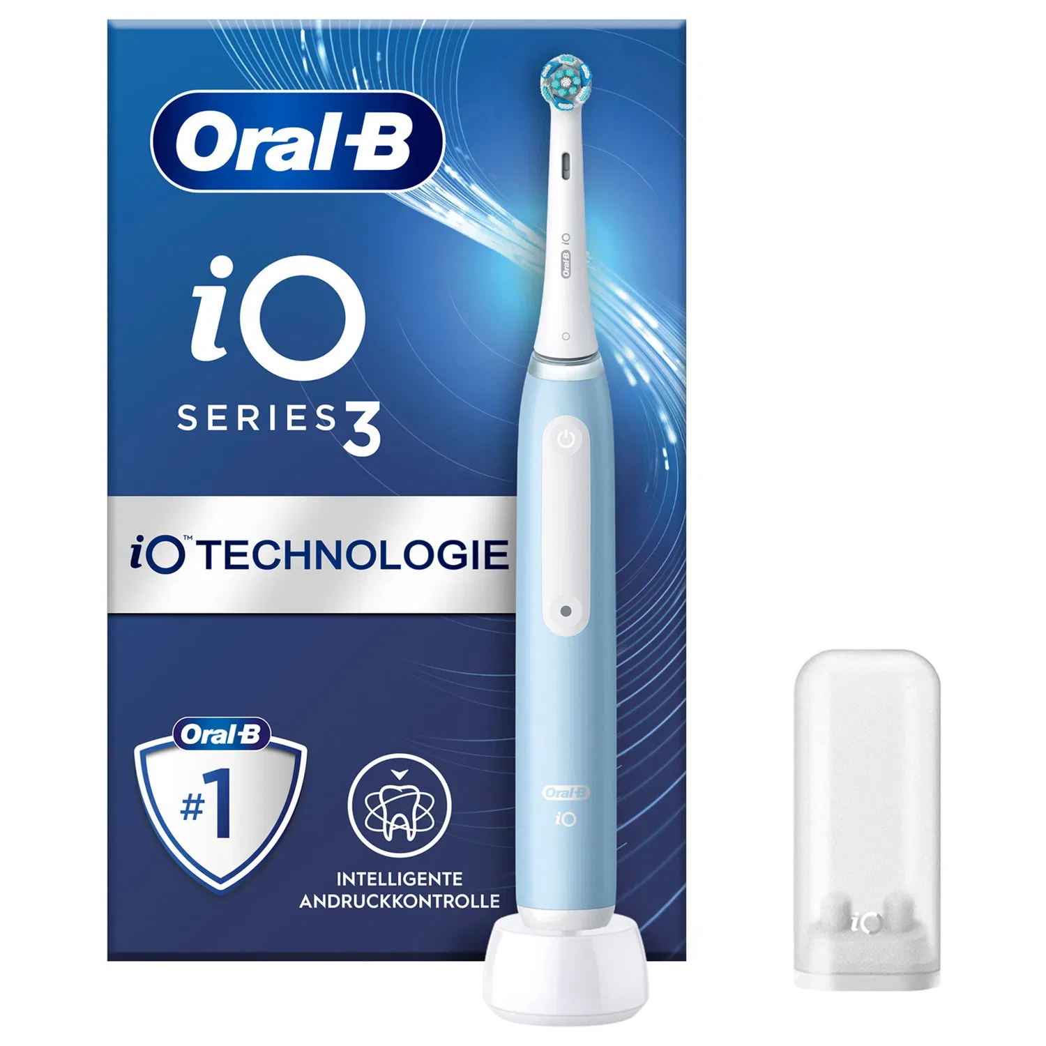 Электрическая зубная щетка Oral-B iO 3 Синий — фото 2