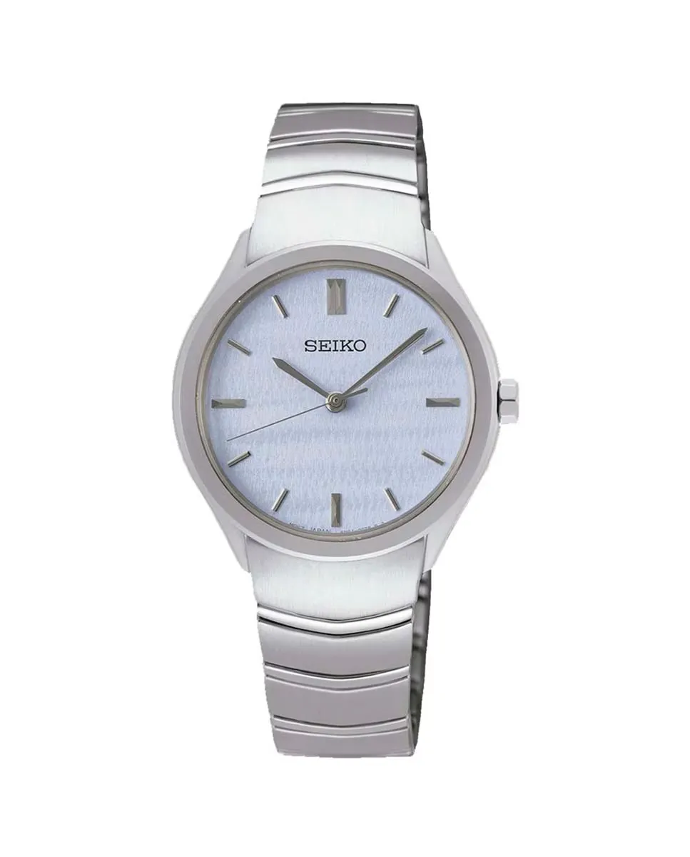 

Женские стальные женские часы SUR549P1 с серебряным ремешком Seiko, серебряный
