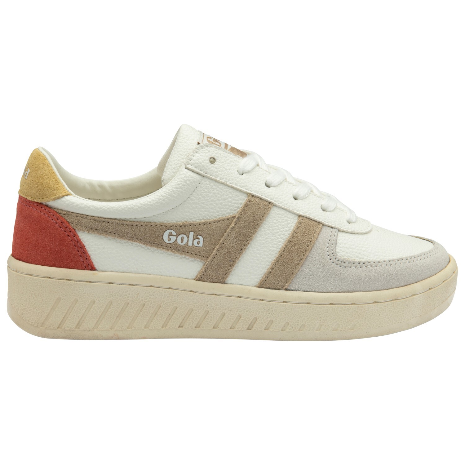 Кроссовки Gola Women's Grandslam Trident, цвет White/Bone/Flax