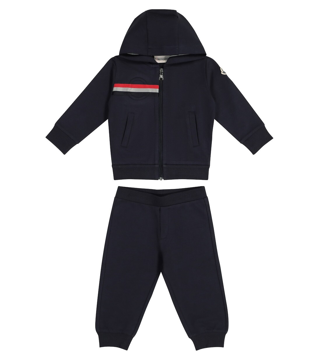 

Детский спортивный костюм с капюшоном Moncler Enfant, синий