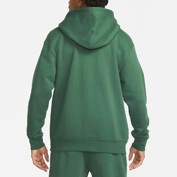 Толстовка Men's Air Jordan Essentials Embroidered Logo Sports Fleece Green, зеленый — фото 4