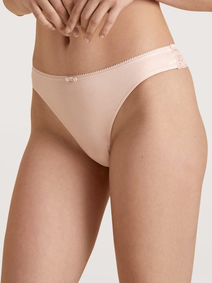 

Стринги Calida String, цвет lace parfait pink