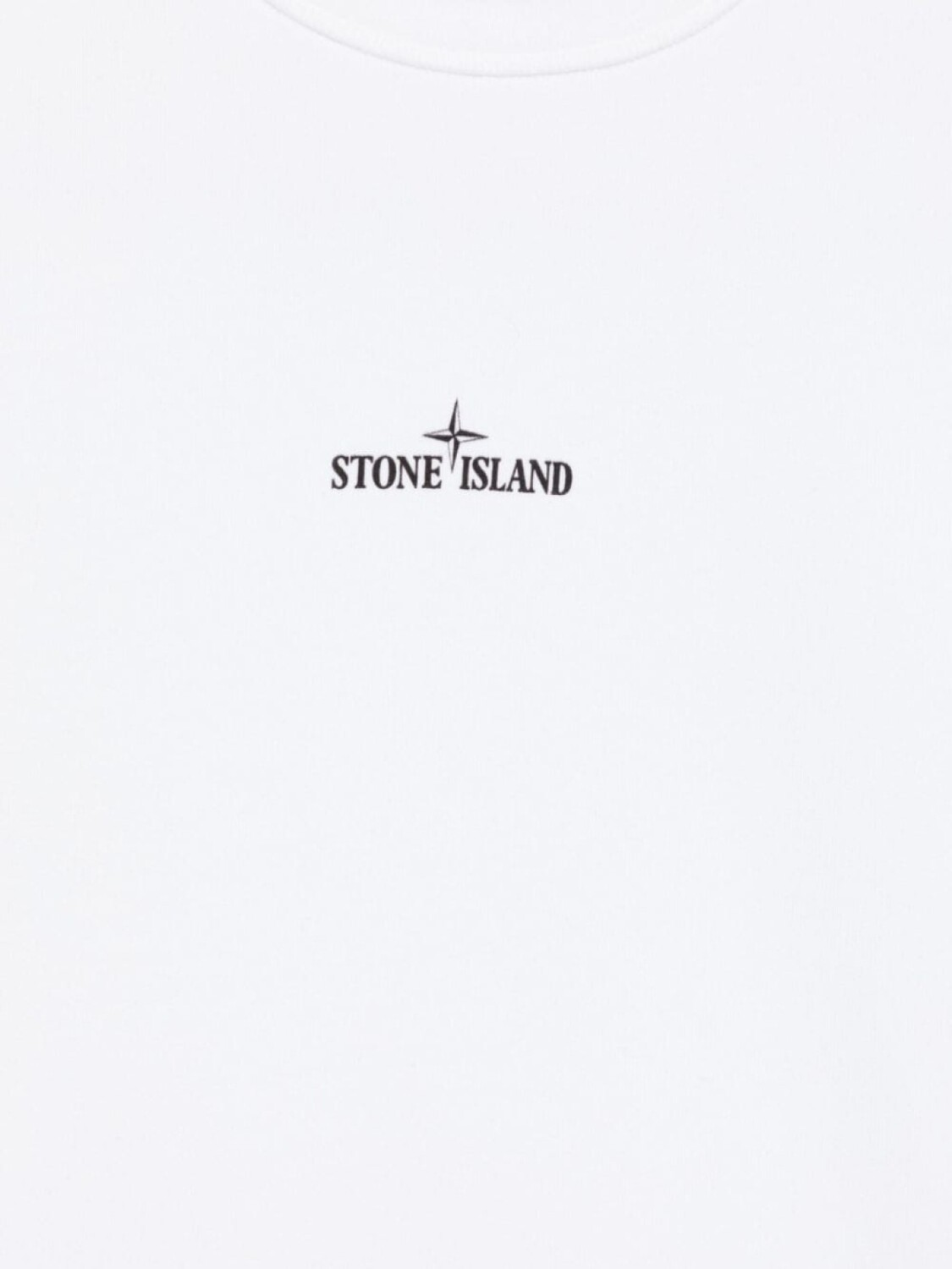 Stone Island Junior толстовка из органического хлопка, белый — фото 3