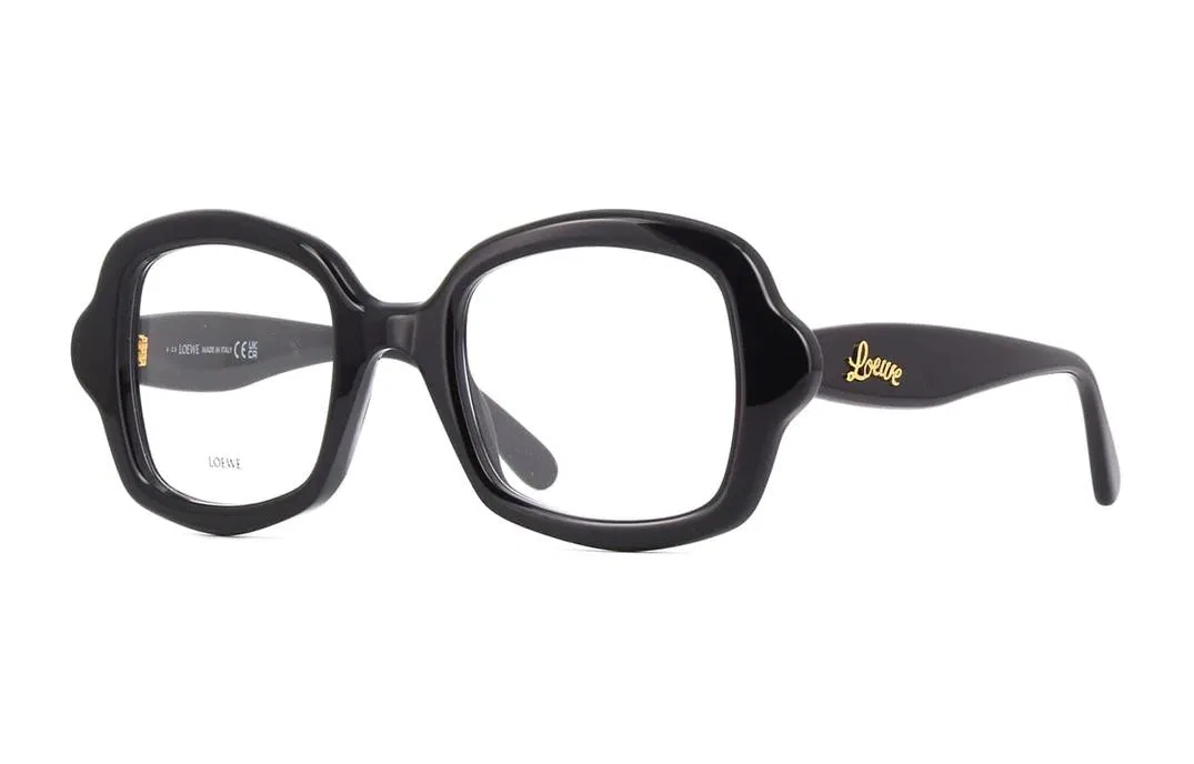 Оправы для очков квадратные из ацетата унисекс Black LOEWE