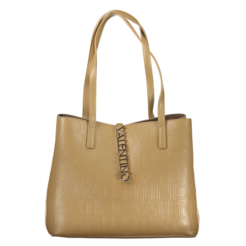 

Бежевая полиэтиленовая женская сумка Valentino Bags