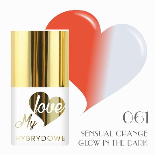 

Гибридный лак для ногтей Mylove UV/Led 061 Sensual Orange, SUNFLOWER