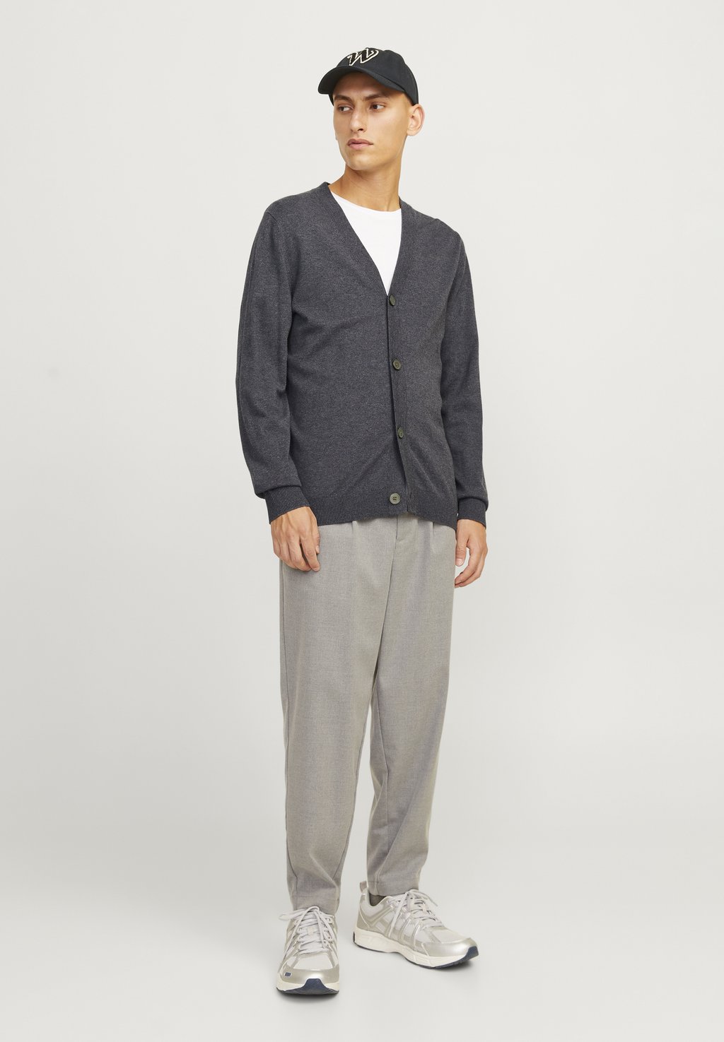 

Кардиган EEMIL NOOS Jack & Jones, темно-серый