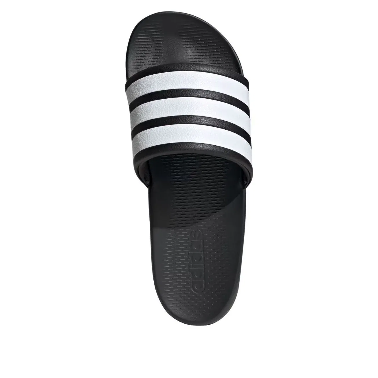 Шлепанцы Adidas Adilette Comfort 2.0 'Black White' HP6999, черный — фото 2
