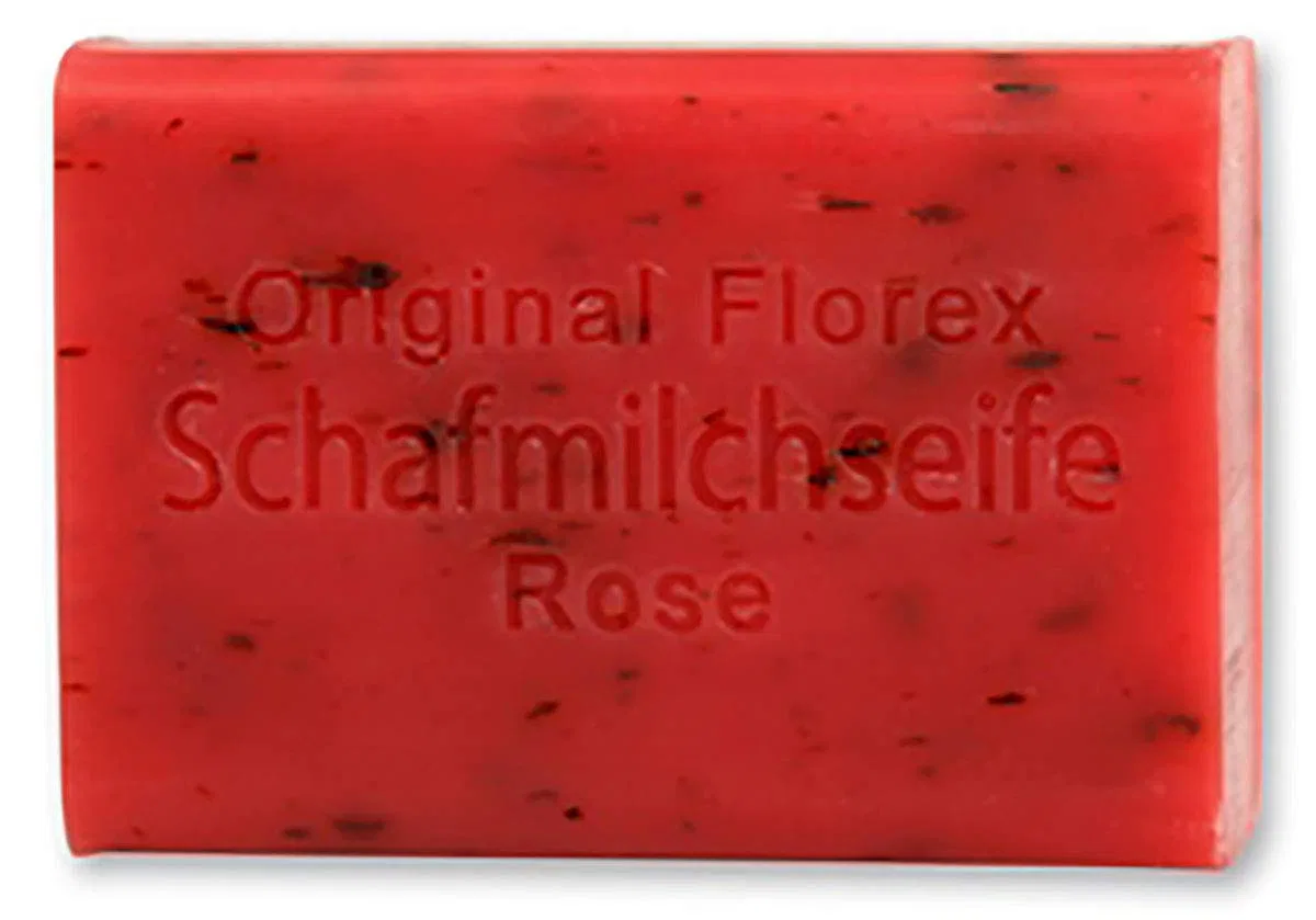 Натуральное мыло Florex с овечьим молоком и ароматом роз, 100 г Florex