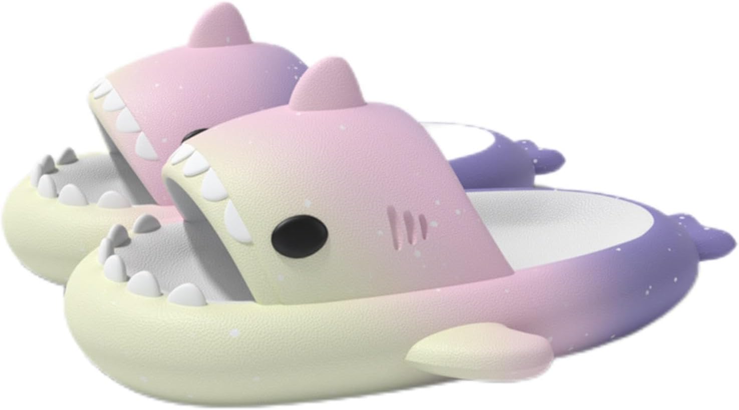 

Шлепанцы с акулой для женщин и мужчин, шлепанцы Cloud Shark, противоскользящие шлепанцы с открытым носком, супер мягкие шлепанцы с открытым носком для душа Generic, пурпурный