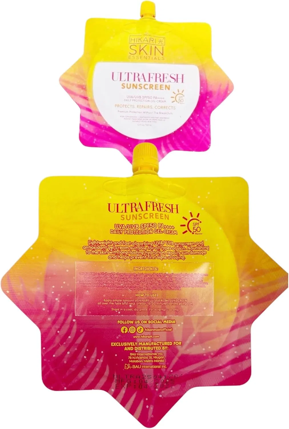 Солнцезащитный крем HikariSkin Essentials Ultra Fresh Sunscreen SPF 50, 50 мл Generic — фото 3
