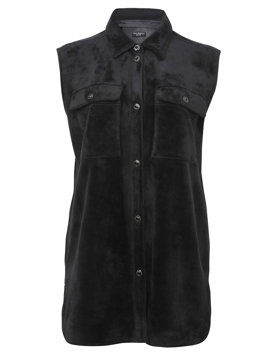 

Утепленный жилет VIA APPIA DUE Shirt Zeitlose Shirt, черный