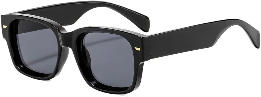 

Солнцезащитные очки для мужчин и женщин - защита UV400 - леопардовый принт, маленькая оправа, градиентные линзы, для занятий спортом на открытом воздухе и вождения DSVIGF, Black