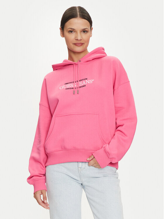 

Толстовка regular fit Guess, розовый