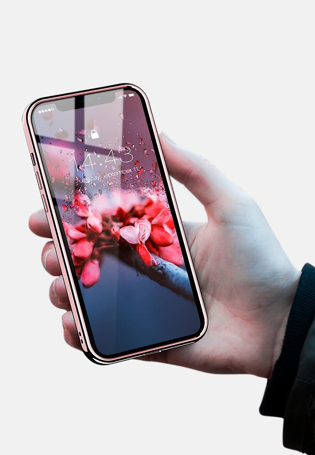 

Чехол для мобильного телефона CRYSTAL CLEAR CASE FOR IPHONE IPHONE 14 Arrivly, розовый