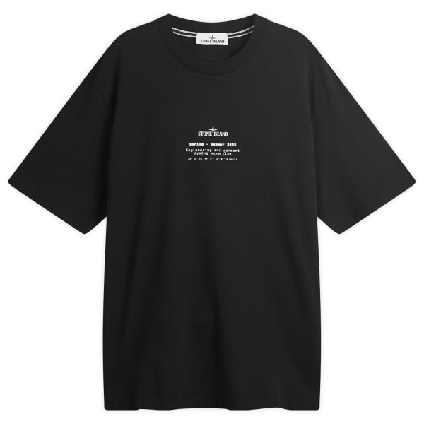 

Каменная футболка Stone Island, черный