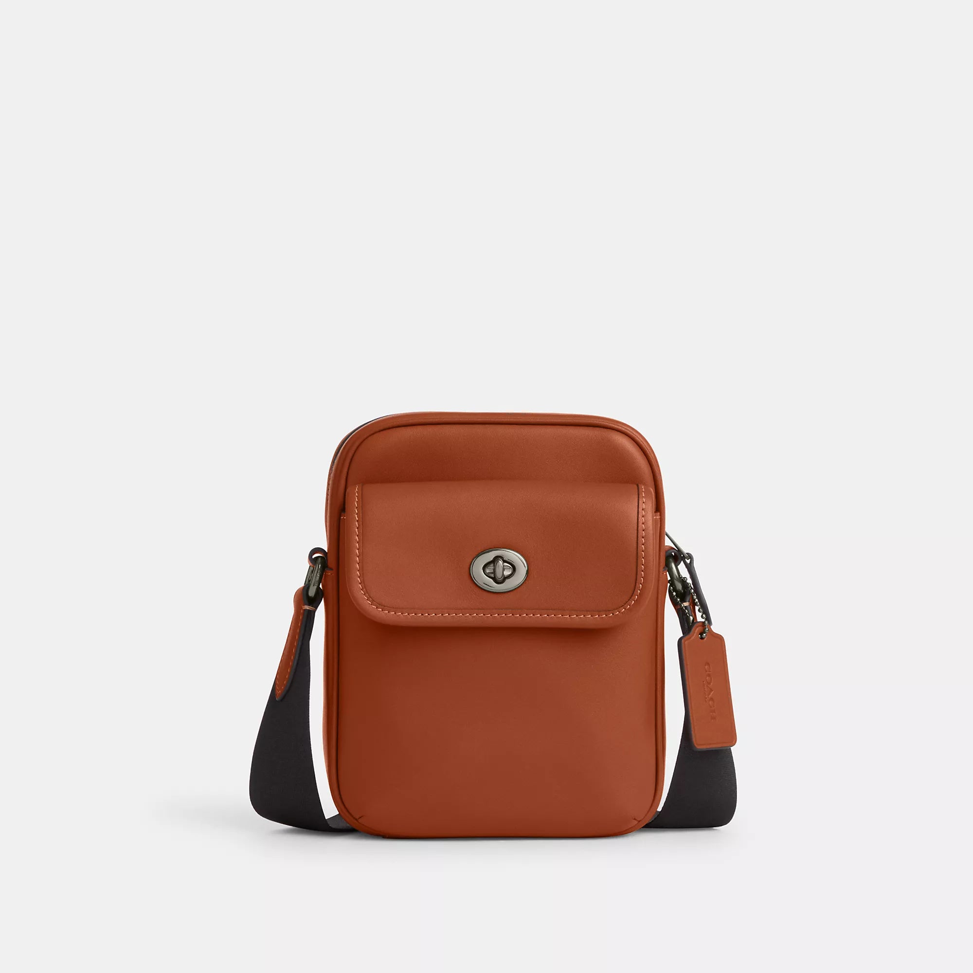 

Coach Outlet Сумка через плечо с застежкой-замком, Gunmetal/Tan