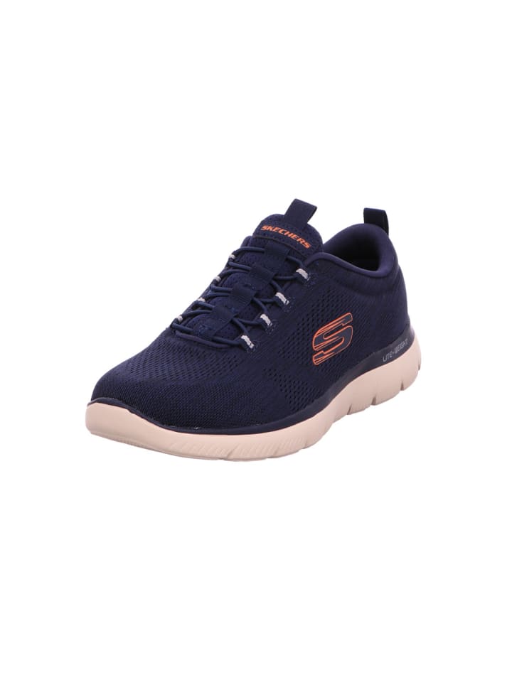 Skechers синие спортивные кроссовки — фото 2