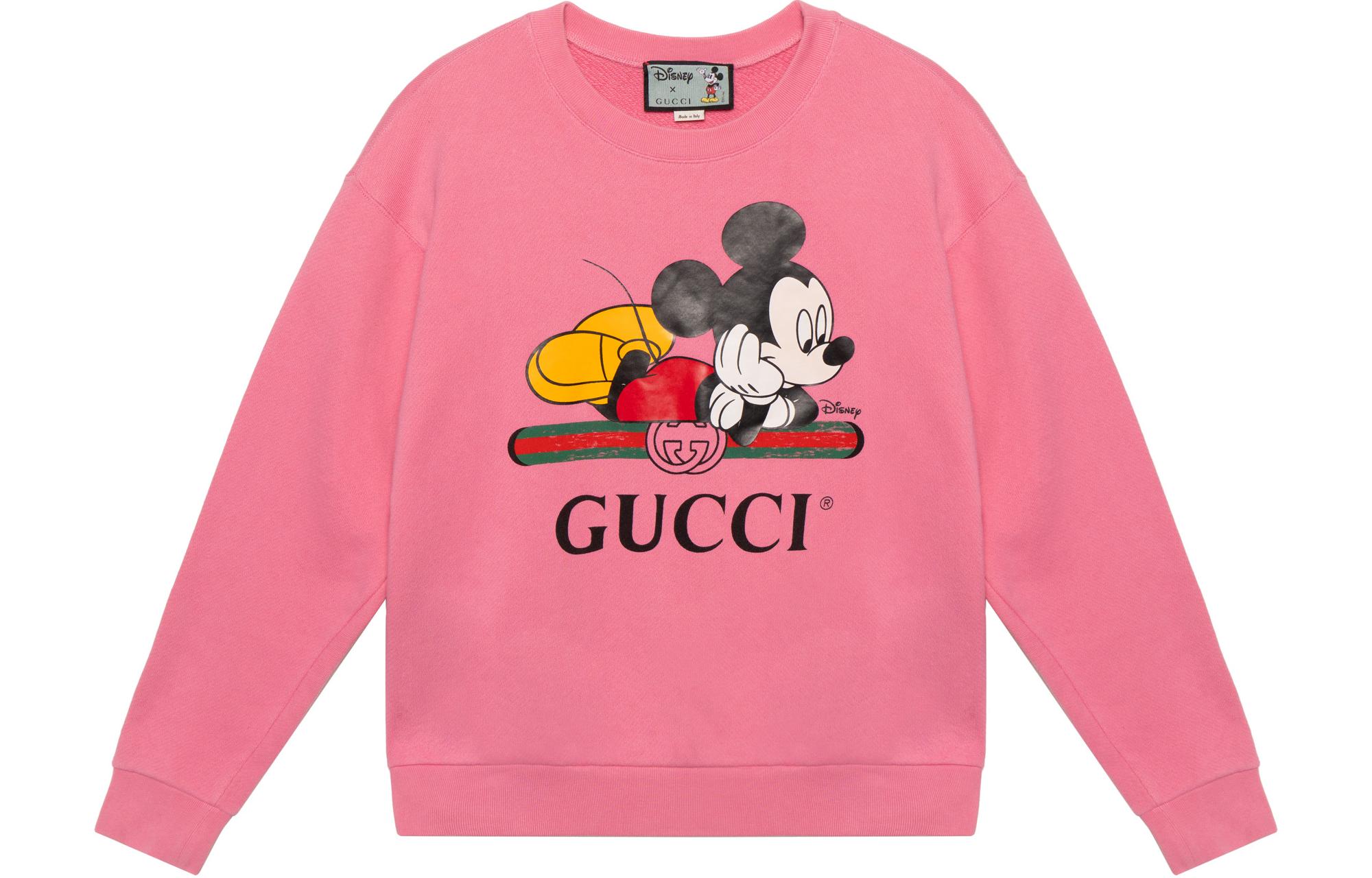 

Женская толстовка Disney X Gucci, розовый