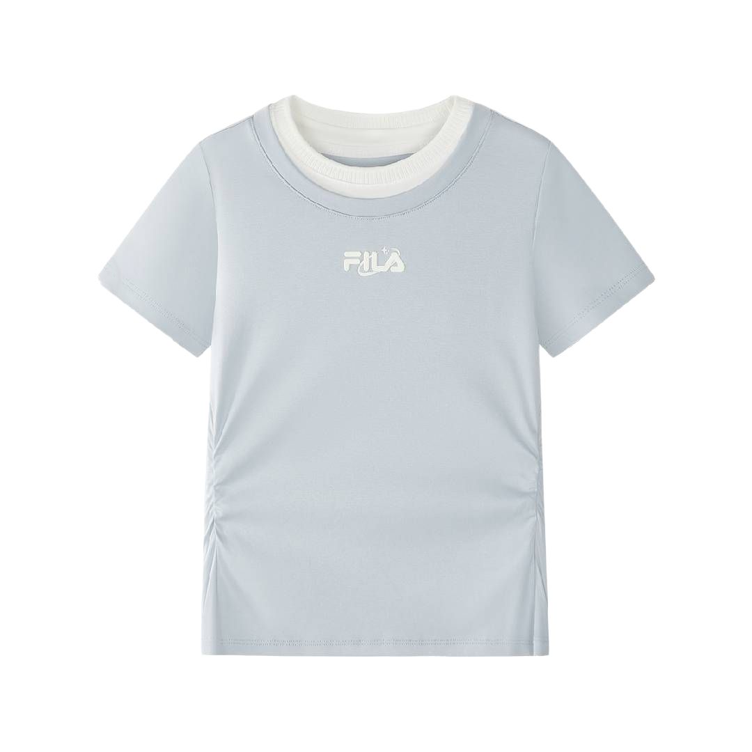 

FILA KIDS Футболка с коротким рукавом Orchid Blue Gray для детей
