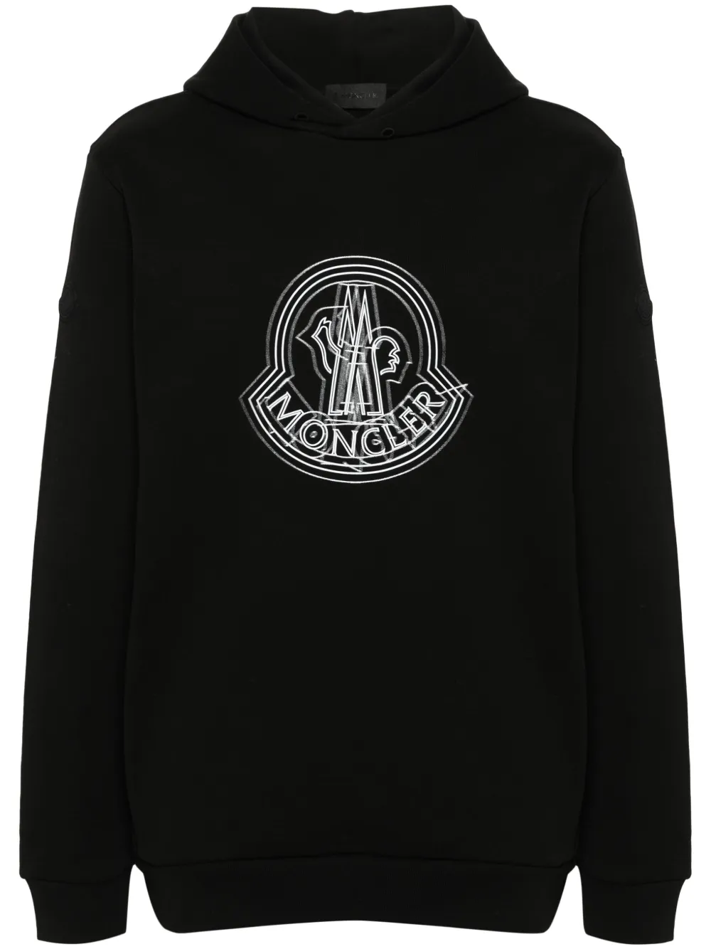 

Худи с логотипом MONCLER, черный
