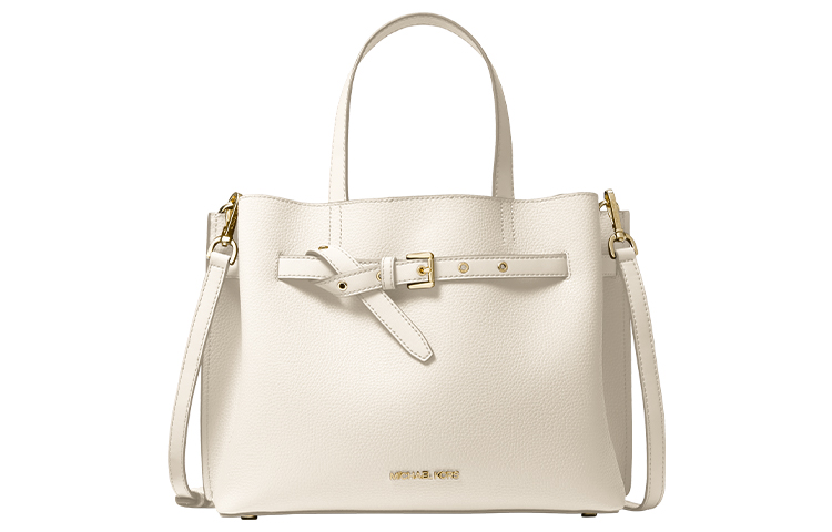 

MICHAEL KORS Сумка Emilia из коровьей кожи большая женская молочно-белая