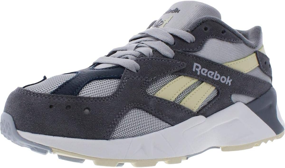 

Кроссовки мужские Reebok Aztrek (Skull Grey/White/Digital) CN7473, белый/синий/желтый/серый