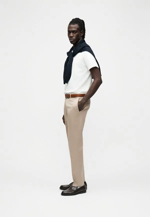 Узкие брюки, сезонные брюки для костюма Calvin Klein, Vintage Khaki — фото 2