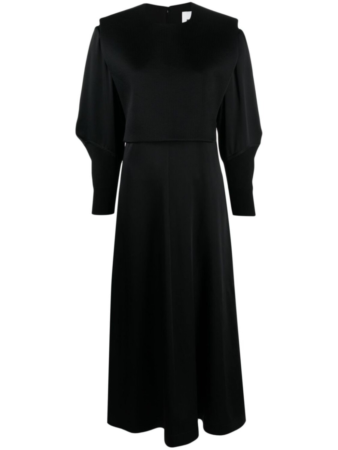 

Jil Sander платье миди с длинными рукавами и поясом, черный