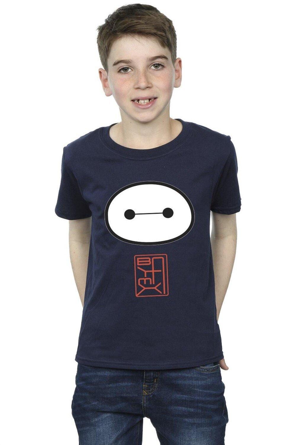 

Футболка Big Hero 6 Baymax со значком Disney, темно-синий
