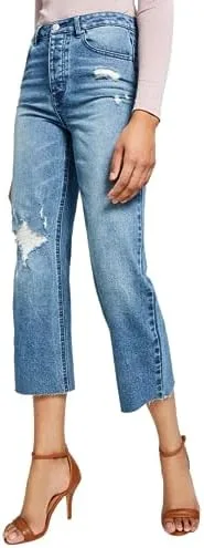 

Женские рваные мини-джинсы Wide Leg And Now This