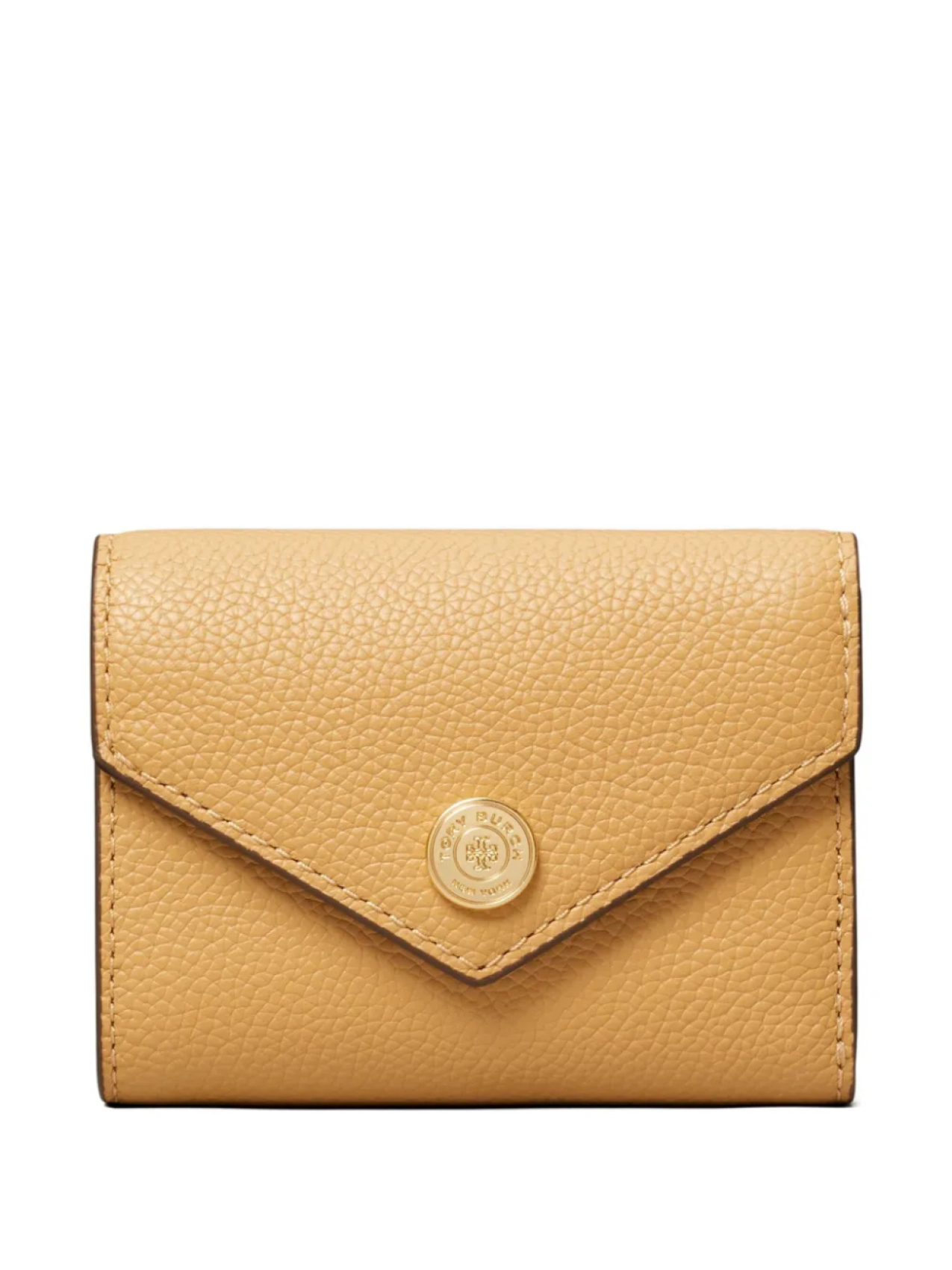 

Tory Burch фактурный кошелек-конверт Pebble, коричневый