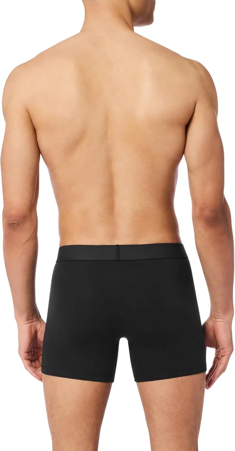 Боксеры хлопковые Levi's, Black Combo — фото 4
