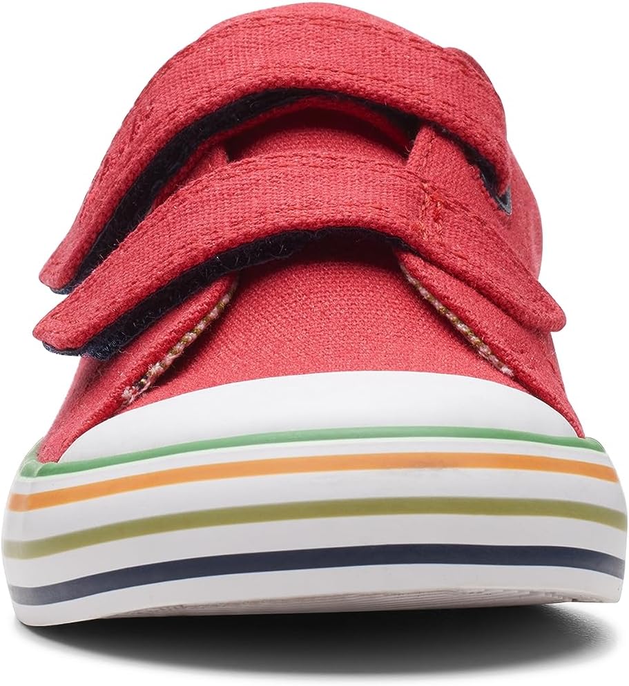 Детские кроссовки Clarks Boys Foxingtorlo T, красный — фото 2