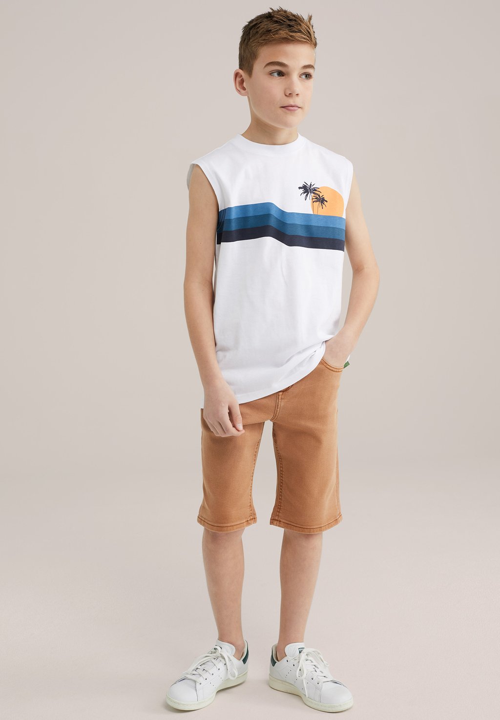 

Джинсовые шорты BLUE RIDGE WE Fashion, светло-коричневый
