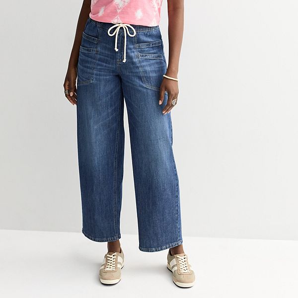 

Женские джинсы easy с высокой посадкой Sonoma Goods For Life, Dark Wash