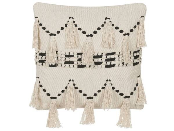 

Декоративная подушка Beliani THONDI, 45x45x45 см цвет beige/schwarz/creme