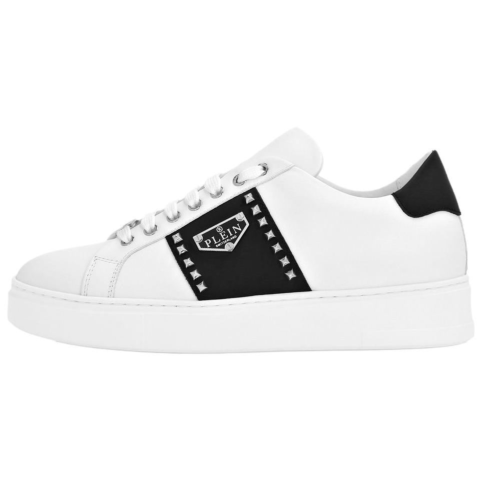 PHILIPP PLEIN Кроссовки Hexagon Low Top для скейтбординга унисекс, белые