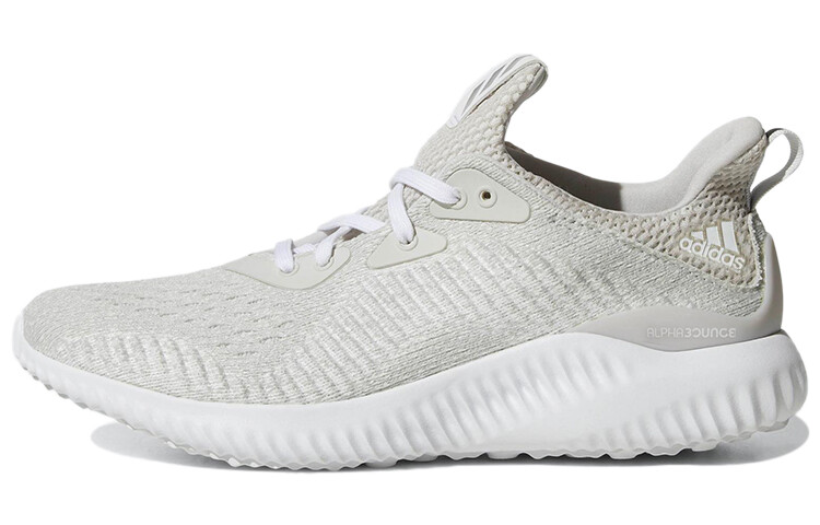 

Кроссовки Alphabounce 1 женские с низким верхом серо-белые Adidas
