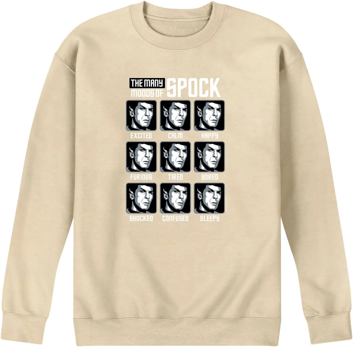 

HYBRID APPAREL Star Trek - Spock Moods - мужская толстовка Fleece