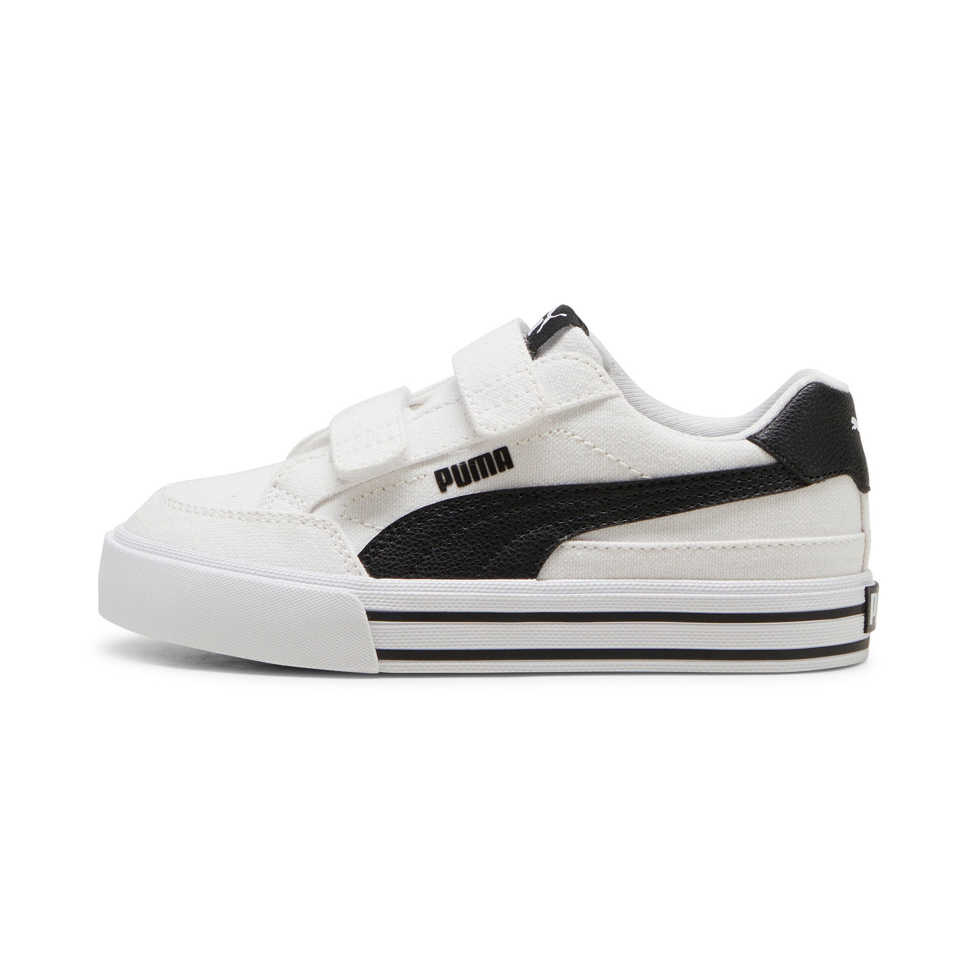 

Кроссовки PUMA Little Kids Court Classic Vulc Formstrip, белый/черный