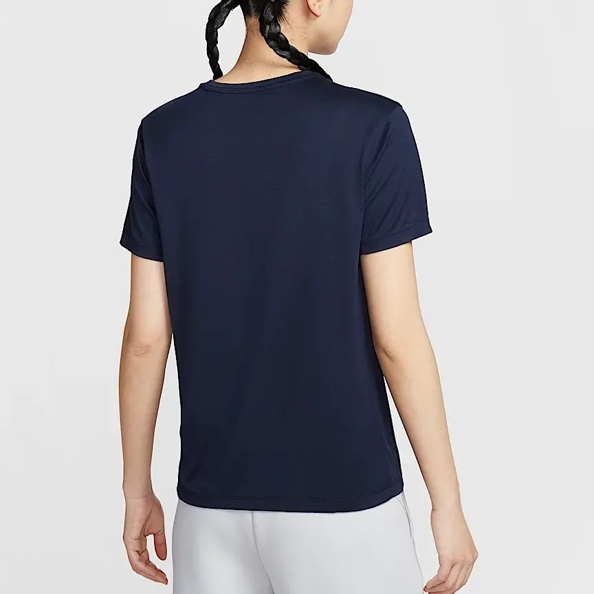 Футболка Dri Fit женская obsidian Nike, Obsidian Color — фото 3