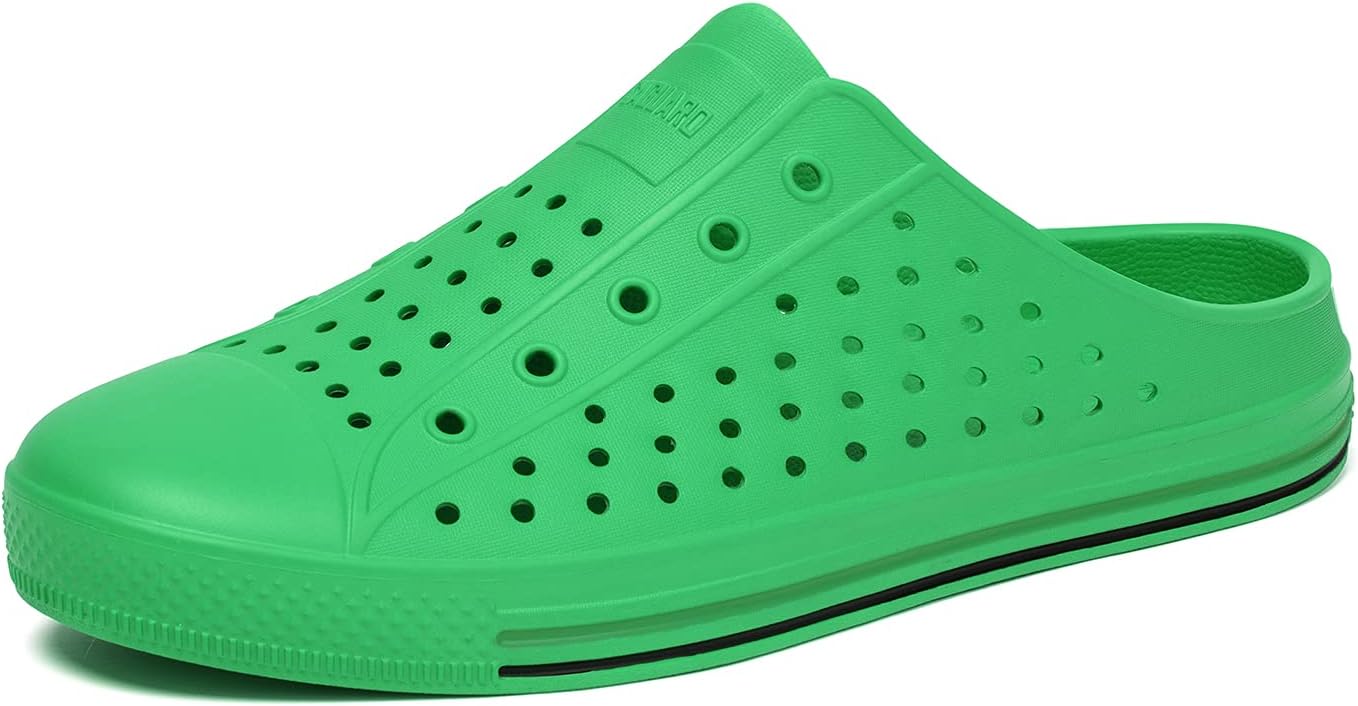 

Сандалии SAGUARO для женщин и мужчин, садовая обувь, повседневные тапочки, унисекс, быстросохнущие, летние, противоскользящие, для пляжа, светло-зеленый