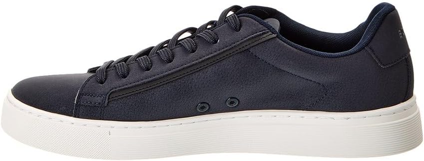 BOSS мужские кроссовки Rhys Cupsole с маленьким логотипом, Yankee Blue — фото 2