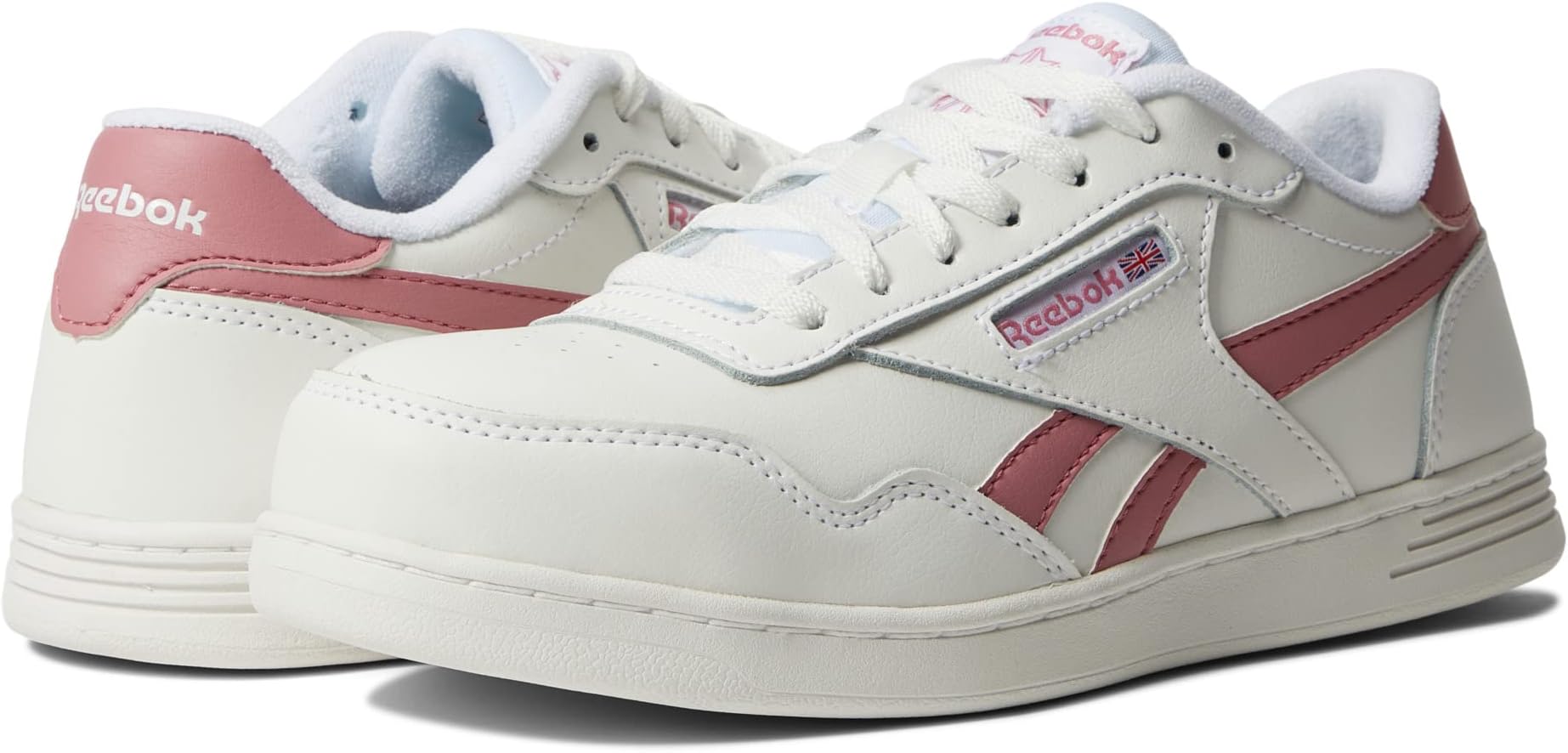 

Кроссовки Club Memt Work SD10 Comp Toe Reebok, белый/розовый