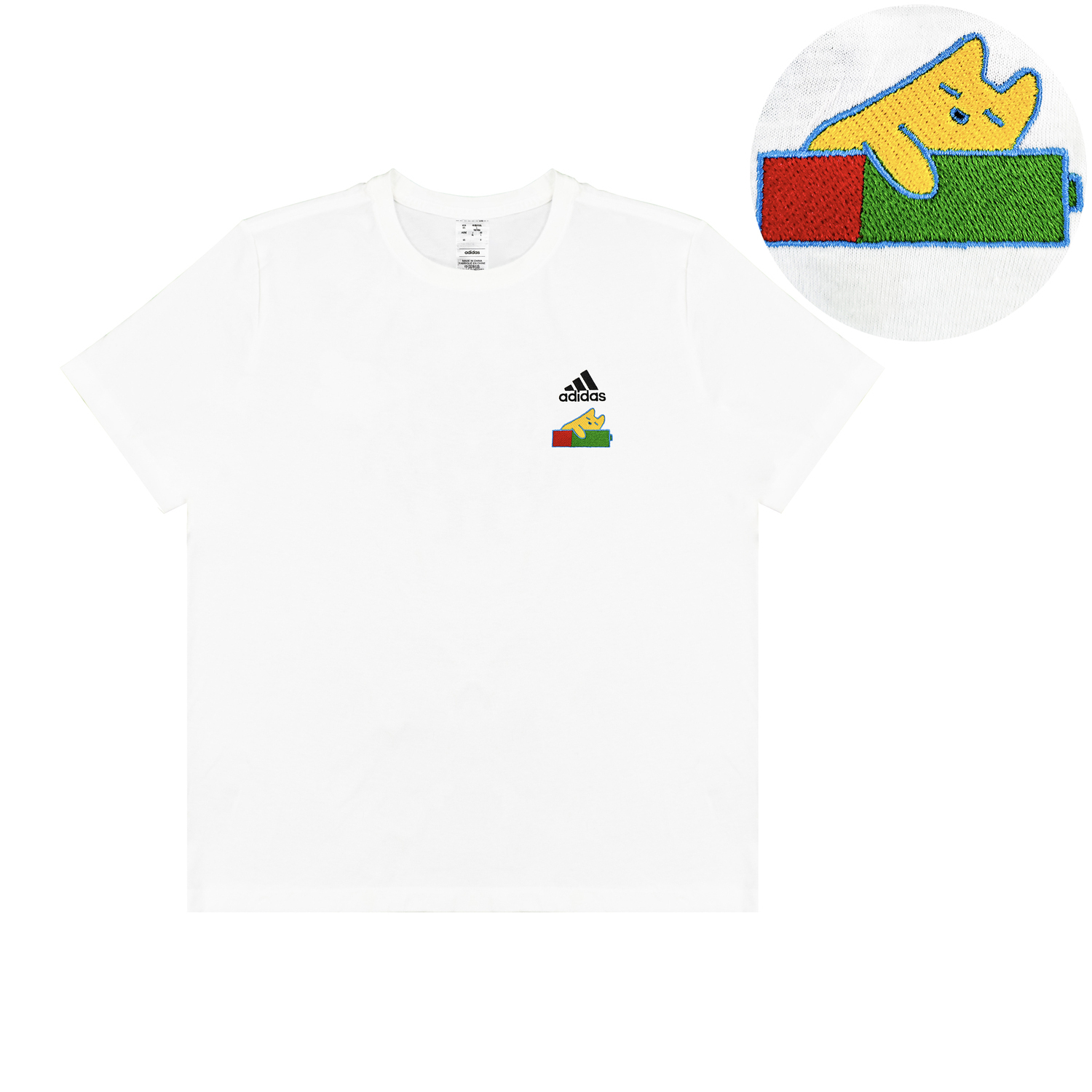 

Adidas Футболка унисекс белая, Белый, Adidas Футболка унисекс белая