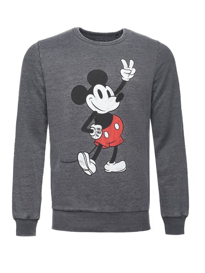 

Толстовка Re:Covered Sweatshirt Disney Mickey Peace Pose, серый