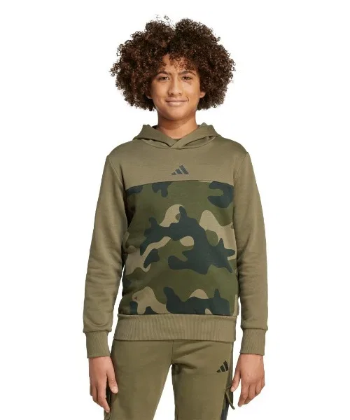 Толстовка Adidas Seasonal Essentials из флиса с камуфляжным принтом