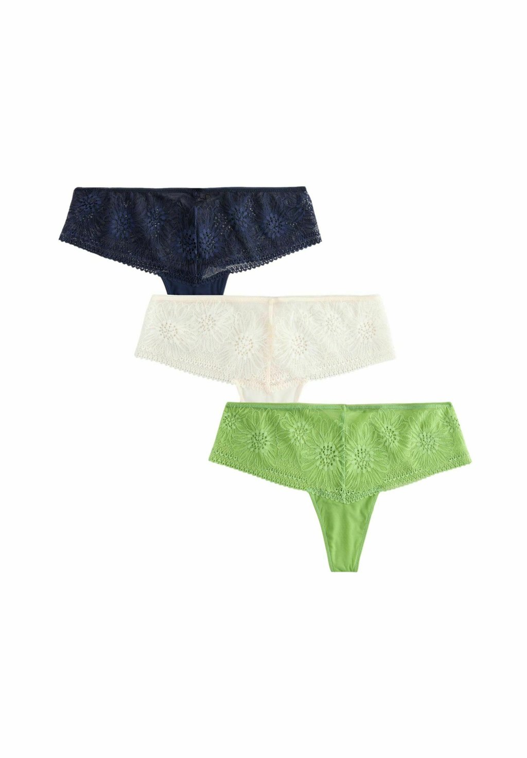 

Стринги 3 PACK Next, зеленый