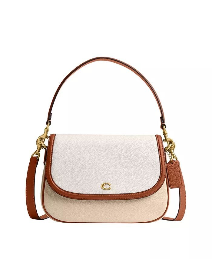 

Кожаная сумка через плечо Legacy с цветными блоками COACH, белый